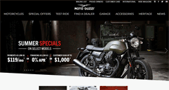 Desktop Screenshot of motoguzzi.com